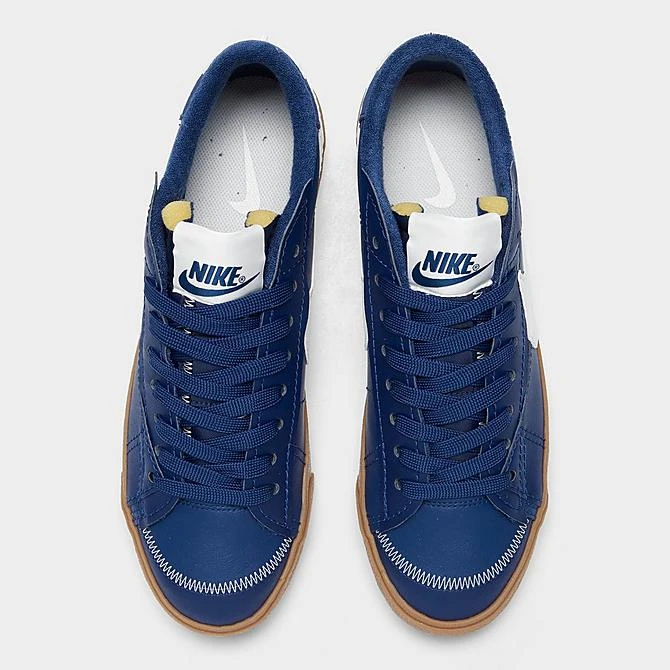 Nike Blazer Low '77 Jumbo SE Varsity Casual Shoes Midnight Navy/Sail/Gum Brown - DR9865 400 7 Nike Blazer Low '77 Jumbo SE Varsity Casual Shoes Midnight Navy/Sail/Gum Brown - DR9865 400 - Image 5