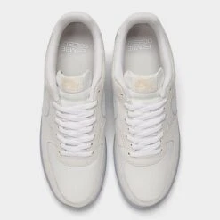 Men's Nike Air Force 1 '07 LV8 EMB SE Cracked Leather Casual Shoes Summit White/White/Blue Whisper - DV0787 100 12 Men's Nike Air Force 1 '07 LV8 EMB SE Cracked Leather Casual Shoes Summit White/White/Blue Whisper - DV0787 100 -Stealth Fit Shop DV0787 100 P5