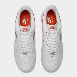Men's Nike Air Force 1 Low Casual Shoes White/White/Picante Red - DV0788 102 -Stealth Fit Shop DV0788 102 P5