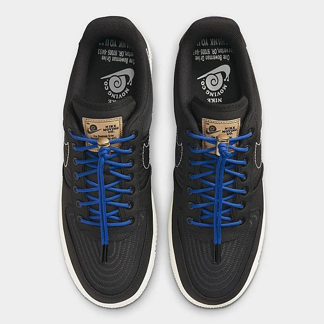 Men's Nike Air Force 1 '07 LV8 SE Nike Moving Company Casual Shoes Black/Sail/Black/Anthracite - DV0794 001 7 Men's Nike Air Force 1 '07 LV8 SE Nike Moving Company Casual Shoes Black/Sail/Black/Anthracite - DV0794 001 - Image 5