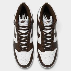 Nike Dunk High Retro Casual Shoes White/Velvet Brown/White - DV0829 100 -Stealth Fit Shop DV0829 100 P5