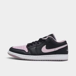 Nike Air Jordan Retro 1 Low Casual Shoes Black/Iced Lilac/White - DV1309 051