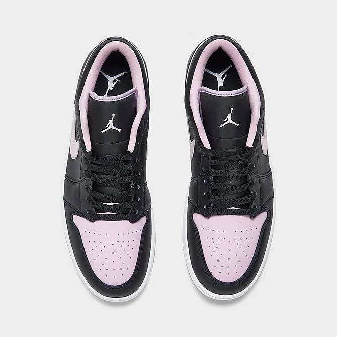 Nike Air Jordan Retro 1 Low Casual Shoes Black/Iced Lilac/White - DV1309 051 7 Nike Air Jordan Retro 1 Low Casual Shoes Black/Iced Lilac/White - DV1309 051 - Image 5