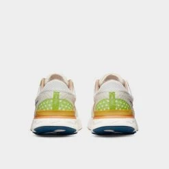 Men's Nike React Infinity Run Flyknit 3 Sun Club Running Shoes Sail/Rift Blue/Sail/Hot Curry/Vivid Green/Sanded Gold - DV1744 141 -Stealth Fit Shop DV1744 141 P4