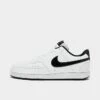 Men's Nike Court Vision Low Patent Leather Casual Shoes White/Black/Metallic Gold - DV1899 100 -Stealth Fit Shop DV1899 100 P1