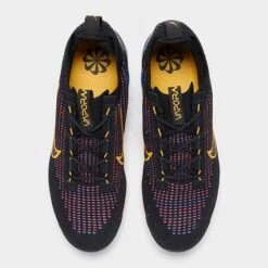 Men's Nike Air VaporMax 2021 Flyknit Running Shoes Black/Photo Blue/Bright Crimson/University Gold - DV2118 001 12 Men's Nike Air VaporMax 2021 Flyknit Running Shoes Black/Photo Blue/Bright Crimson/University Gold - DV2118 001 -Stealth Fit Shop DV2118 001 P5