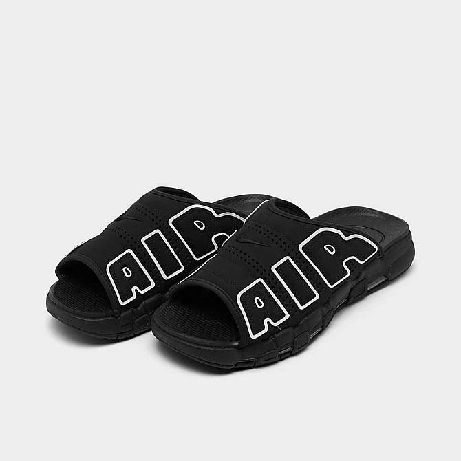 Men's Nike Air More Uptempo Slide Sandals Black/Black/Clear/White - DV2137 001 4 Men's Nike Air More Uptempo Slide Sandals Black/Black/Clear/White - DV2137 001 - Image 2