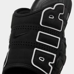 Men's Nike Air More Uptempo Slide Sandals Black/Black/Clear/White - DV2137 001 10 Men's Nike Air More Uptempo Slide Sandals Black/Black/Clear/White - DV2137 001 -Stealth Fit Shop DV2137 001 P3