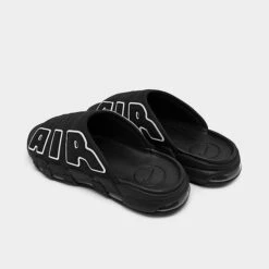 Men's Nike Air More Uptempo Slide Sandals Black/Black/Clear/White - DV2137 001 11 Men's Nike Air More Uptempo Slide Sandals Black/Black/Clear/White - DV2137 001 -Stealth Fit Shop DV2137 001 P4