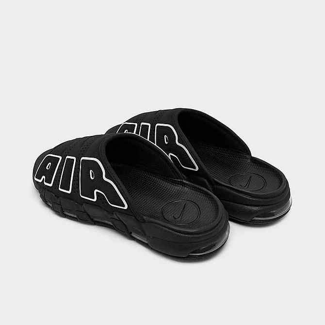 Men's Nike Air More Uptempo Slide Sandals Black/Black/Clear/White - DV2137 001 6 Men's Nike Air More Uptempo Slide Sandals Black/Black/Clear/White - DV2137 001 - Image 4