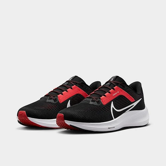 Men's Nike Air Zoom Pegasus 40 Running Shoes Black/Light Crimson/White - DV3853 003 4 Men's Nike Air Zoom Pegasus 40 Running Shoes Black/Light Crimson/White - DV3853 003 - Image 2