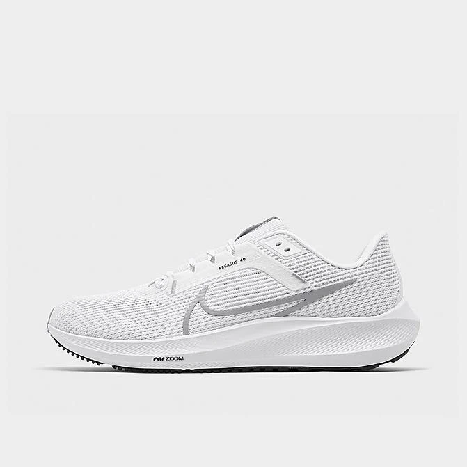 Men's Nike Air Zoom Pegasus 40 Running Shoes White/Black/Photon Dust/Wolf Grey - DV3853 102 3 Men's Nike Air Zoom Pegasus 40 Running Shoes White/Black/Photon Dust/Wolf Grey - DV3853 102