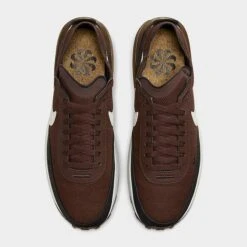 Men's Nike Waffle One SE Casual Shoes Earth/Black/Earth/Phantom - DV7192 200 -Stealth Fit Shop DV7192 200 P5