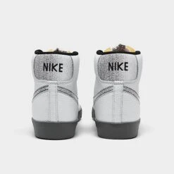 Nike Blazer Mid '77 SE 50 Years Of Hip Hop Casual Shoes White/Smoke Grey/Black/Cargo Khaki - DV7194 100 -Stealth Fit Shop DV7194 100 P4