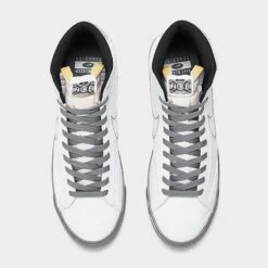 Nike Blazer Mid '77 SE 50 Years Of Hip Hop Casual Shoes White/Smoke Grey/Black/Cargo Khaki - DV7194 100 -Stealth Fit Shop DV7194 100 P5