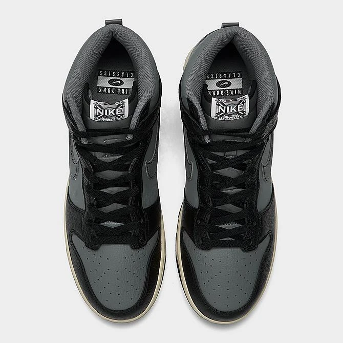Nike Dunk High Retro Premium SE Classics Casual Shoes Smoke Grey/Black/Beach/Black/White - DV7216 001 7 Nike Dunk High Retro Premium SE Classics Casual Shoes Smoke Grey/Black/Beach/Black/White - DV7216 001 - Image 5