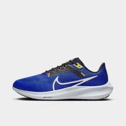 Men's Nike Air Zoom Pegasus 40 Running Shoes (Extra Wide Width) Racer Blue/White/Black/Sundial - DV7480 401