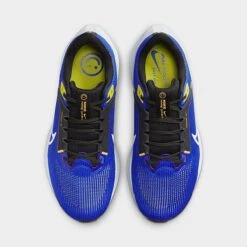 Men's Nike Air Zoom Pegasus 40 Running Shoes (Extra Wide Width) Racer Blue/White/Black/Sundial - DV7480 401 -Stealth Fit Shop DV7480 401 P5