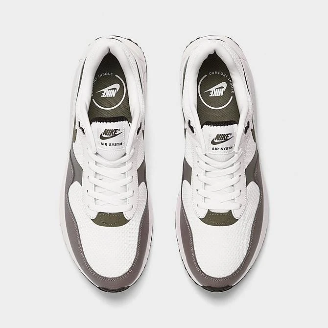Men's Nike Air Max SYSTM Casual Shoes White/Black/Flat Pewter/Medium Olive - DV7587 100 7 Men's Nike Air Max SYSTM Casual Shoes White/Black/Flat Pewter/Medium Olive - DV7587 100 - Image 5