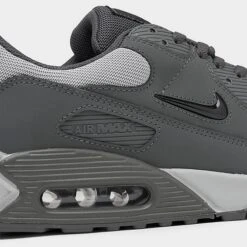 Men's Nike Air Max 90 Jewel Swoosh Casual Shoes Iron Grey/Black/Wolf Grey - DX2656 002 -Stealth Fit Shop DX2656 002 P3