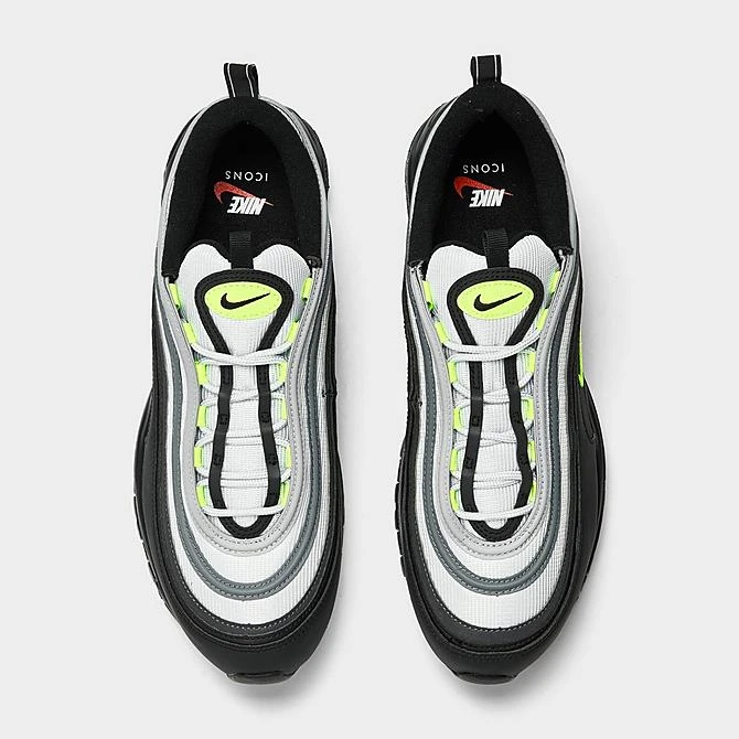 Men's Nike Air Max 97 Casual Shoes Pure Platinum/Black/White/Volt - DX4235 001 7 Men's Nike Air Max 97 Casual Shoes Pure Platinum/Black/White/Volt - DX4235 001 - Image 5