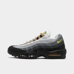 Men's Nike Air Max 95 Casual Shoes White/Yellow Strike/Wolf Grey/Cool Grey - DX4236 100