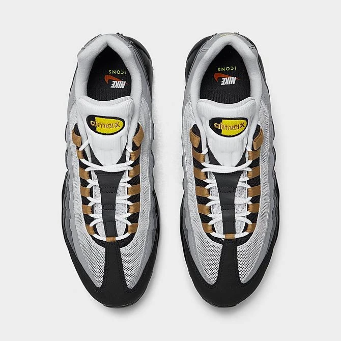 Men's Nike Air Max 95 Casual Shoes White/Yellow Strike/Wolf Grey/Cool Grey - DX4236 100 7 Men's Nike Air Max 95 Casual Shoes White/Yellow Strike/Wolf Grey/Cool Grey - DX4236 100 - Image 5