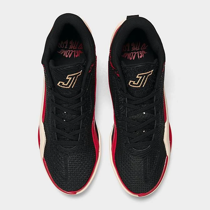 Nike Jordan Tatum 1 Basketball Shoes Black/Metallic Gold/University Red/Beach - DX5572 001 6 Nike Jordan Tatum 1 Basketball Shoes Black/Metallic Gold/University Red/Beach - DX5572 001 - Image 5