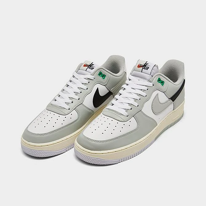 Men's Nike Air Force 1 '07 LV8 Split Casual Shoes Light Silver/Black/Light Silver/White - DZ2522 001 4 Men's Nike Air Force 1 '07 LV8 Split Casual Shoes Light Silver/Black/Light Silver/White - DZ2522 001 - Image 2