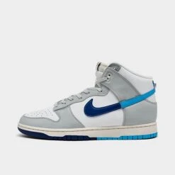 Nike Dunk High Retro SE Split Casual Shoes Summit White/Baltic Blue/Deep Royal Blue - DZ2535 100