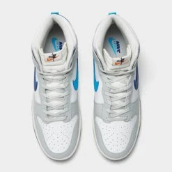 Nike Dunk High Retro SE Split Casual Shoes Summit White/Baltic Blue/Deep Royal Blue - DZ2535 100 -Stealth Fit Shop DZ2535 100 P5