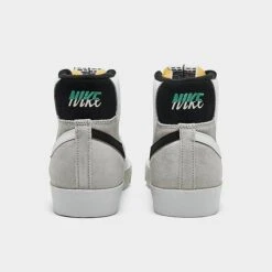 Nike Blazer Mid '77 PRM Split Casual Shoes Summit White/Black/Light Silver - DZ2542 100 -Stealth Fit Shop DZ2542 100 P4