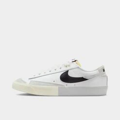 Nike Blazer Low '77 SE Split Casual Shoes Summit White/Light Silver/Black - DZ2544 100