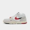 Men's Nike Air Trainer 1 Mid SE Split Casual Shoes White/University Red/Black/Coconut Milk - DZ2547 100 -Stealth Fit Shop DZ2547 100 P1