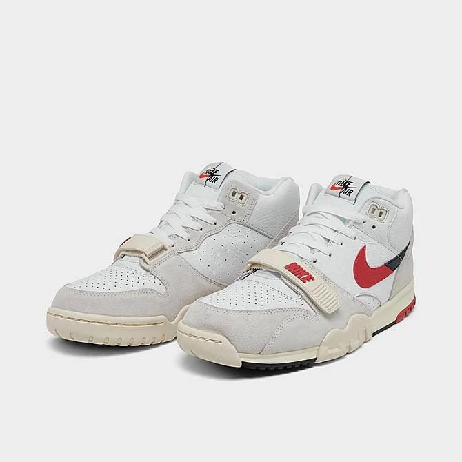 Men's Nike Air Trainer 1 Mid SE Split Casual Shoes White/University Red/Black/Coconut Milk - DZ2547 100 4 Men's Nike Air Trainer 1 Mid SE Split Casual Shoes White/University Red/Black/Coconut Milk - DZ2547 100 - Image 2
