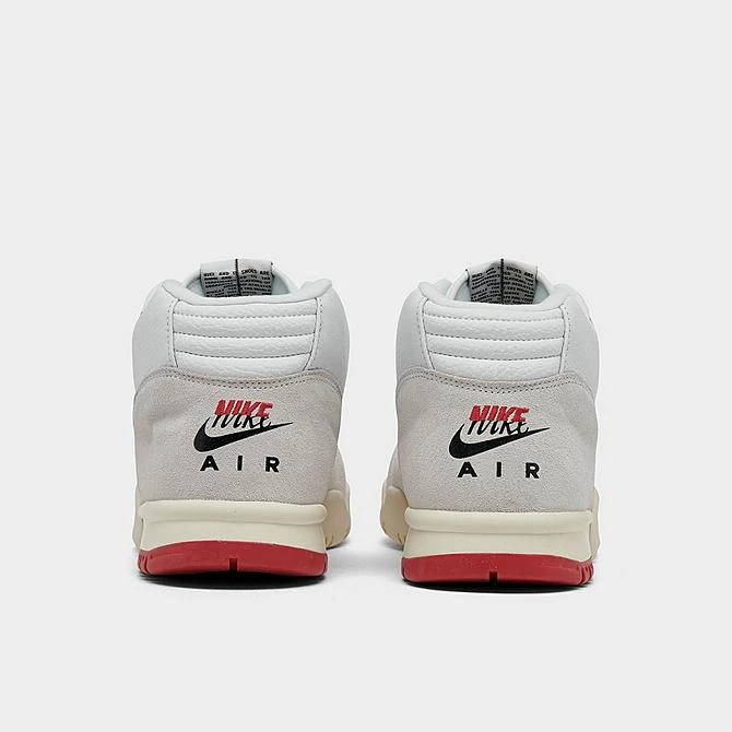 Men's Nike Air Trainer 1 Mid SE Split Casual Shoes White/University Red/Black/Coconut Milk - DZ2547 100 6 Men's Nike Air Trainer 1 Mid SE Split Casual Shoes White/University Red/Black/Coconut Milk - DZ2547 100 - Image 4