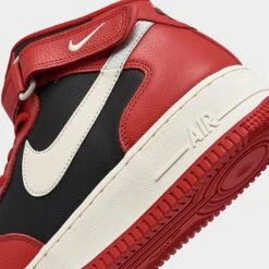 Men's Nike Air Force 1 Mid '07 SE Split Casual Shoes Black/Coconut Milk/Light Silver/University Red/Black - DZ2554 001 10 Men's Nike Air Force 1 Mid '07 SE Split Casual Shoes Black/Coconut Milk/Light Silver/University Red/Black - DZ2554 001 -Stealth Fit Shop DZ2554 001 P3