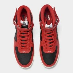 Men's Nike Air Force 1 Mid '07 SE Split Casual Shoes Black/Coconut Milk/Light Silver/University Red/Black - DZ2554 001 12 Men's Nike Air Force 1 Mid '07 SE Split Casual Shoes Black/Coconut Milk/Light Silver/University Red/Black - DZ2554 001 -Stealth Fit Shop DZ2554 001 P5