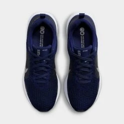 Men's Nike React Infinity 3 Running Shoes College Navy/Midnight Navy/Black/Metallic Silver - DZ3014 401 12 Men's Nike React Infinity 3 Running Shoes College Navy/Midnight Navy/Black/Metallic Silver - DZ3014 401 -Stealth Fit Shop DZ3014 401 P5