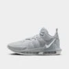 Nike LeBron Witness 7 Team Basketball Shoes Wolf Grey/White/Wolf Grey - DZ3299 002