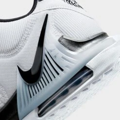 Nike LeBron Witness 7 Team Basketball Shoes White/Black/Black - DZ3299 100 -Stealth Fit Shop DZ3299 100 P3