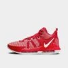 Nike LeBron Witness 7 Team Basketball Shoes University Red/White/University Red - DZ3299 600 2 Nike LeBron Witness 7 Team Basketball Shoes University Red/White/University Red - DZ3299 600 -Stealth Fit Shop DZ3299 600 P1