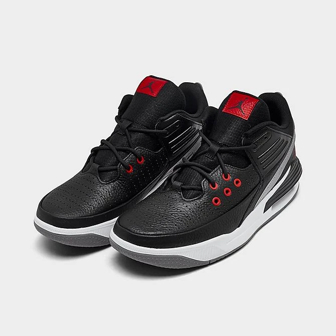 Nike Air Jordan Max Aura 5 Casual Shoes Black/University Red/White/Cement Grey - DZ4353 061 4 Nike Air Jordan Max Aura 5 Casual Shoes Black/University Red/White/Cement Grey - DZ4353 061 - Image 2