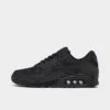 Men's Nike Air Max 90 Casual Shoes Black/Black/Dark Marina Blue - DZ4504 001 -Stealth Fit Shop DZ4504 001 P1