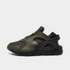 Men's Nike Air Huarache Casual Shoes Cargo Khaki/Cargo Khaki/White/Black - DZ4506 300 -Stealth Fit Shop DZ4506 300 P1