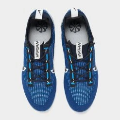 Men's Nike Air VaporMax 2021 Flyknit Running Shoes Midnight Navy/Black/Photo Blue/White - DZ4856 400 -Stealth Fit Shop DZ4856 400 P5