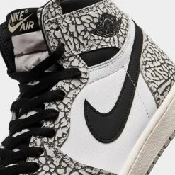 Nike Air Jordan Retro 1 High OG Casual Shoes Tech Grey/Muslin/Black/White - DZ5485 052 -Stealth Fit Shop DZ5485 052 P3