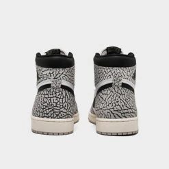 Nike Air Jordan Retro 1 High OG Casual Shoes Tech Grey/Muslin/Black/White - DZ5485 052 -Stealth Fit Shop DZ5485 052 P4