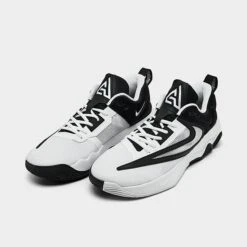 Nike Giannis Immortality 3 Basketball Shoes White/Black - DZ7533 100 -Stealth Fit Shop DZ7533 100 P2