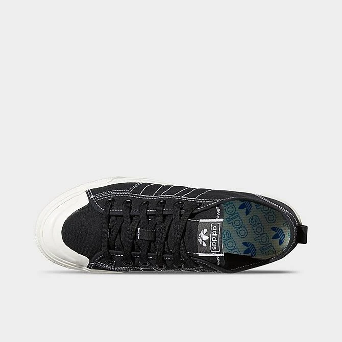 Men's Adidas Originals Nizza RF Casual Shoes Black/White/Off White - EE5599 001 7 Men's Adidas Originals Nizza RF Casual Shoes Black/White/Off White - EE5599 001 - Image 5